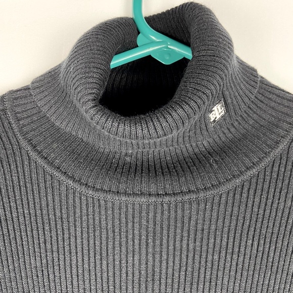 Vintage LRL Ribbed Turtleneck Medium - Picture 4 of 15